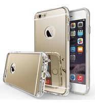 Ringke Mirror Fusion iPhone 6s/ 6 ile Uyumlu Aynalı Kılıf Royal Gold