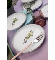Kütahya Porselen Kütahya Porselen 6 Kişilik 19 Cm Pasta Takımı Comfort