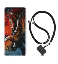 INFINIX Note 11 Pro Note 10 Hot 9 Play Kılıf Boyun Askılı Silikon Kartal Uçarken 1718