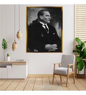 ÇERÇEVELİ ATATÜRK TABLO S697