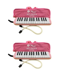 Masis melodika 32 tuşlu /Üflemeli müzik aleti unisex  PEMBE