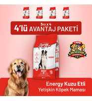 Kuzu Etli Yetişkin Köpek Maması 3 kg - 4 Adet