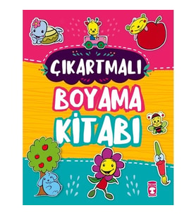 Çıkartmalı Boyama Kitabı Timaşçocuk