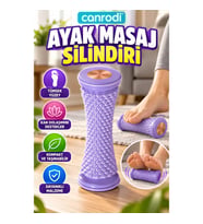 Ergonomik Ayak Masaj Silindiri – Tümsek Yüzeyli Kompakt ve Taşınabilir
