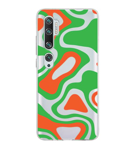 Xiaomi Mi Note 10 Uyumlu Kapak Renkli Desen Tasarımlı Şeffaf Silikon Kılıf