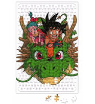 Kırmızı Şemsiyeli Kadın Puzzle 240 Parça Yapboz