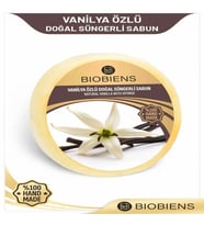 Biobiens Vanilya Özlü Duş ve Cilde Özel Doğal Süngerli Sabun