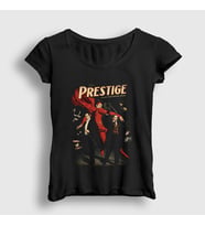 Presmono Kadın Siyah Nolan Film Prestige Prestij T-Shirt 486343tt