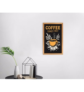 BK Home Coffee Tasarımlı Dekoratif Retro Ahşap Tablo-4
