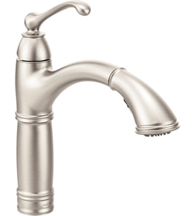 Moen 7295Srs Brantford One-Handle High-Arc Mutfak Armatürü Reflex, Ve Bir Spot Resist Paslanmaz Çeli (Standart)