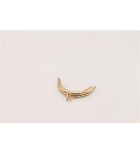 Çanta Klips Oval - 8 cm Altın