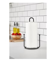 Metal Kağıt Havluluk & Dik Havlu Peçetelik Siyah 28 Cm