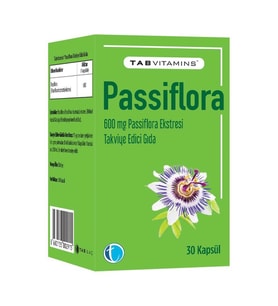 Tabvitamins Passiflora 30 Kapsül