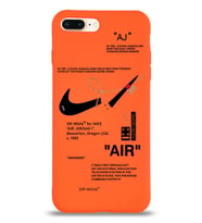 Apple iPhone 7 Plus Uyumlu Lansman Kılıf Sneakers Tasarımlı Altı Kapalı İçi Kadife Kaplı  Kapak (Şeffaf)