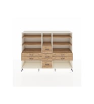 Hyperion Dolap 8 Raflı 7 Çekmeceli  220x44x163 Aytaşı-Çam