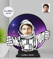 Kişiye Özel Astronot Erkek Ahşap Eco Biblo -3