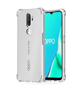 Oppo A5 2020 / A9 2020 Shock Absorbing Darbe Emicili Şeffaf Silikon Kılıf