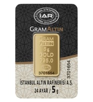 5 gr 24 Ayar İAR Gram Külçe Altın (Çok Renkli)