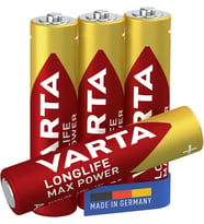 Lexroo Longlife Max Power 4 x AAA Alkalin Pil
