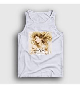 Presmono Unisex Beyaz Fearless Taylor Swift Atlet 311138tt