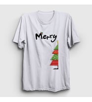 Presmono Unisex Beyaz Merry Christmas Funny Yılbaşı T-Shirt 364632tt (Beyaz)