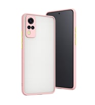 Vivo Y53S Kılıf Montreal Silikon Kapak - Pembe