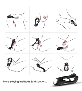 PRIME TOYS Veyron Şarjlı Güçlü Titreşimli Testis ve Klitoris Uyarıcı Vibratör Penis Yüzüğü