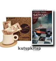 KutupKitap Bambu Fincan Türk Kahvesi Kişiye Özel Not Satranç Stefan Zweig Kitap Hediye Seti