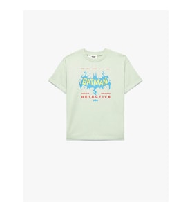 Koton Batman Baskılı Lisanslı Yeşil Erkek Çocuk T-Shirt 6Skb10468Tk