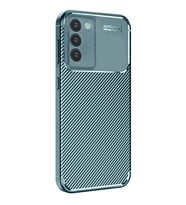 Vivo V30 Lite 4G Kılıf Auto Focus Karbon Kapak - Koyu Yeşil