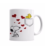 Love Snoopy Kupa Bardak Porselen