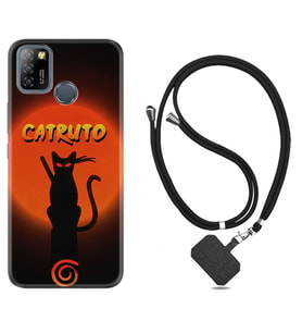INFINIX Smart 4 5 6 Zero 8 S5 Pro Kılıf Boyun Askılı Silikon Catrudo 1679