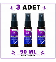 Delay Sprey 3 Adet 90 ml – Erkekler İçin Sprey Erkeklere Özel Kişisel Bakım Ürünü