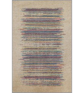 Eliana Home Baskılı, Yıkanabilir Kaymaz Taban Salon Halısı LNA1797 100x150 cm (Bej)