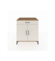 Kronos Şifonyer 2 Raflı Tek Çekmeceli 2 Kapaklı 88x59x96 Çam-Aytaşı