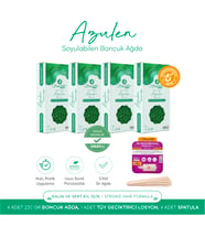 Smoothly AZULEN soyulabilir boncuk ağda granür ağda EL AĞDASI 220 g x 4 paket PARTÜKÜL AĞDA TOPLAM 880 GR.