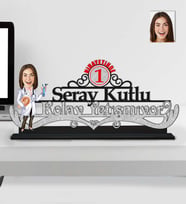 Kişiye Özel Nihayetinde Kolay Yetişmiyor Kkb Kadın Ahşap Biblo-4