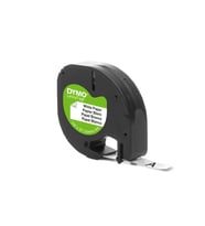 DYMO S0721510 LetraTag Kağıt Şerit ( 12mm x 4 mt ), Beyaz ( 59421) 91200