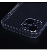 Apple iPhone 13 Mini Kılıf Lüks Kamera Korumalı Silikon (Renksiz)