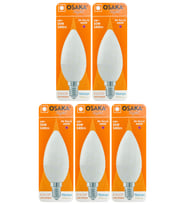 (5 Adet) Osaka 6W (50W) Günışığı (4000K) E14 Duylu (İnce Duy) Led Mum Ampul