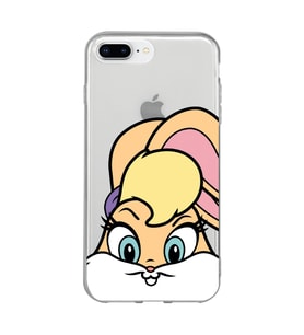 Iphone 7 Plus / 8 Plus Uyumlu Lola Bunny Desenli Şeffaf Telefon Kılıfı