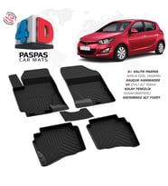 Hyundai i20 4D Araca Özel Havuzlu Kauçuk Paspas 2009-2014 (Karışık)