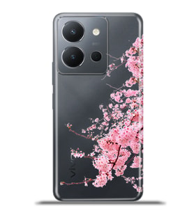 Vivo Y36 Kapak HD Renkli Dizayn Silikon Kılıf - Sakura