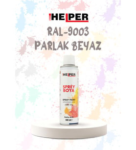 Helper RAL 9003 Parlak Beyaz Akrilik Sprey Boya 300 ML