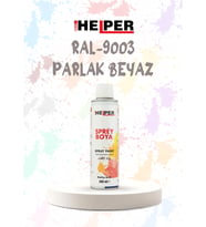 Helper RAL 9003 Parlak Beyaz Akrilik Sprey Boya 300 ML