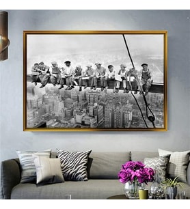Altın Çerçeveli dekoratif tablo l75 (Gold)