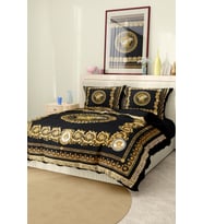 Çift Kişilik Nevresim Takımı Pamuklu Saten Kumaş 6 Parça 3D Dijital Baskı Duvet Cover Set Model.