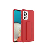 Samsung Galaxy A52 Uyumlu Kılıf Zore Qstand Kapak (Kırmızı)