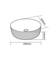 E-5004A Tezgah Üstü Porselen Lavabo