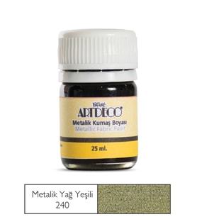 Artdeco Metalik Kumaş Boyası 240 Yağ Yeşili 